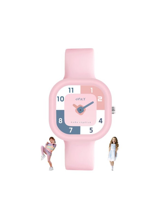 SPIKY Analog Watch for Kids | Water Resistant, Scratch Proof & Lightweight | Durable Silicone Strap | Unisex Best Birthday Gift | Analogue Wrist Watches for Girls & Boys | Age 2-14 yrs